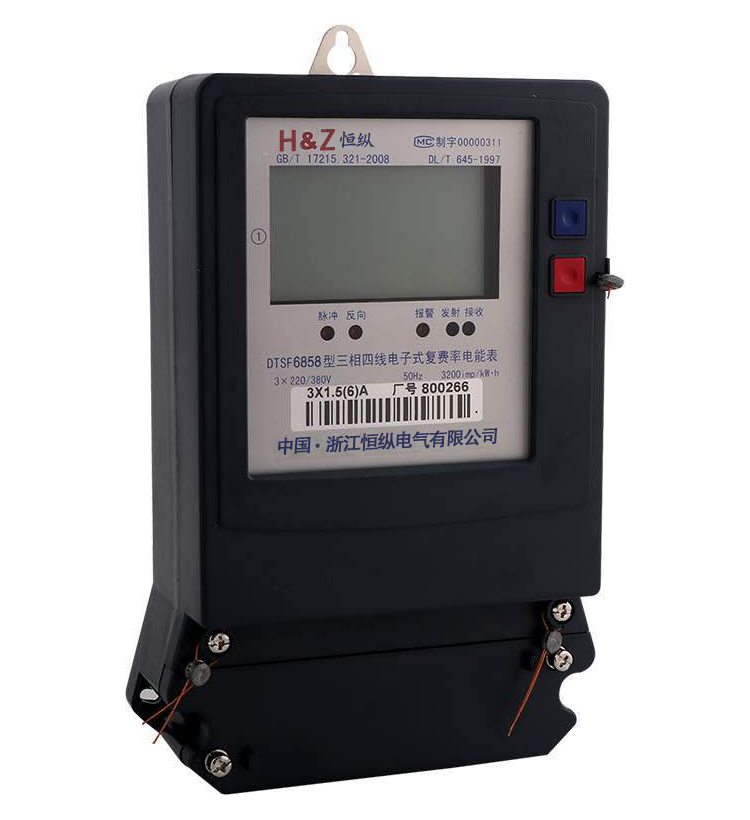 三相四線電子式復(fù)費率電能表